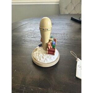 Vintage‎ Hill Design Inc Brown Bag Cookie Art Christmas Teddy Bear Stamp & Base